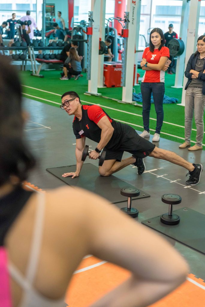 Our trainer for our first HIIT class is Michael Angelo “Noni” Robosa