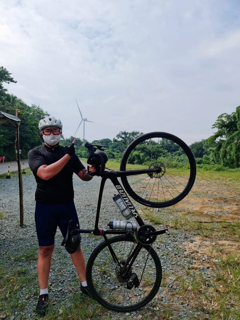 “Feeling good with how you look gets you excited also every ride,” says the chef