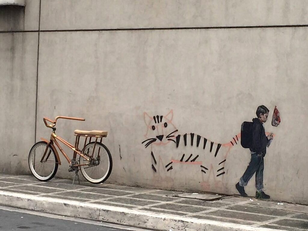 The Bambike Art Tour takes guests around Bonifacio Global City to visit the street art and murals