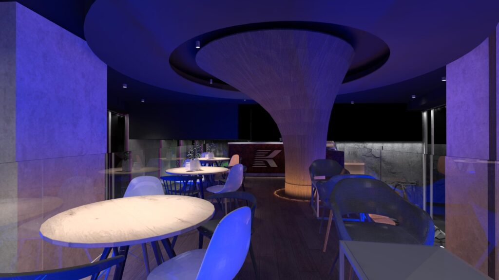 Relax at the in-house Kinetix Plus café after a hard workout session