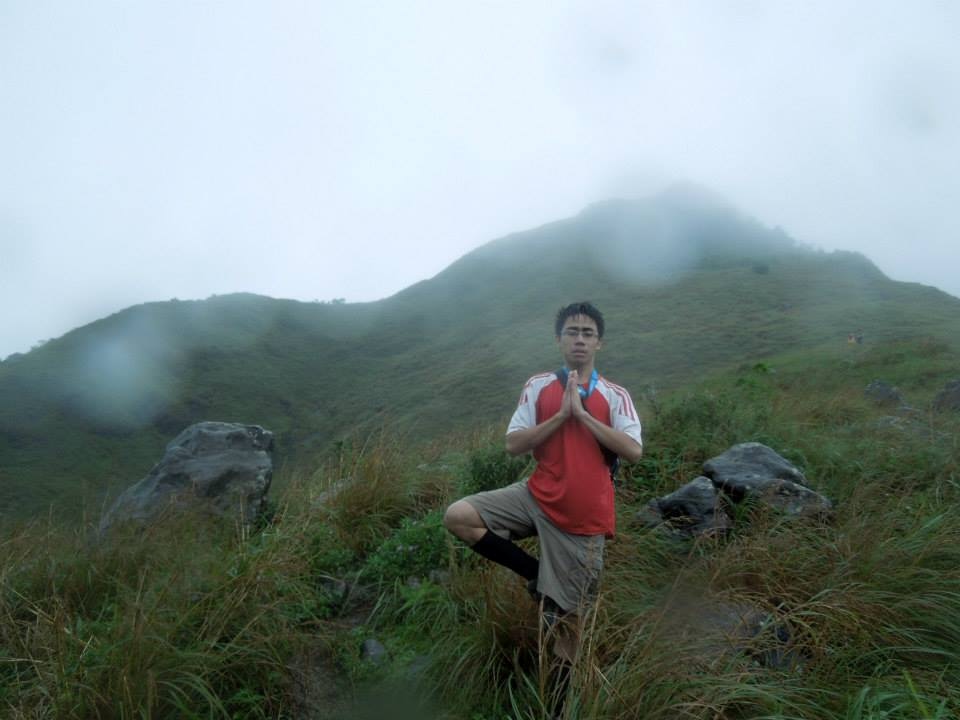 The author spending some time getting rained on and finding himself in the zone